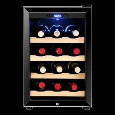 سعر جيد Keep Your Wine Collection at the Perfect Temperature with a Locking Door Wine Cooler Cabinet الانترنت